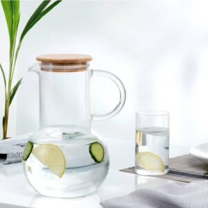 پارچ پیرکس در بامبو مدل کوزه 2لیتری